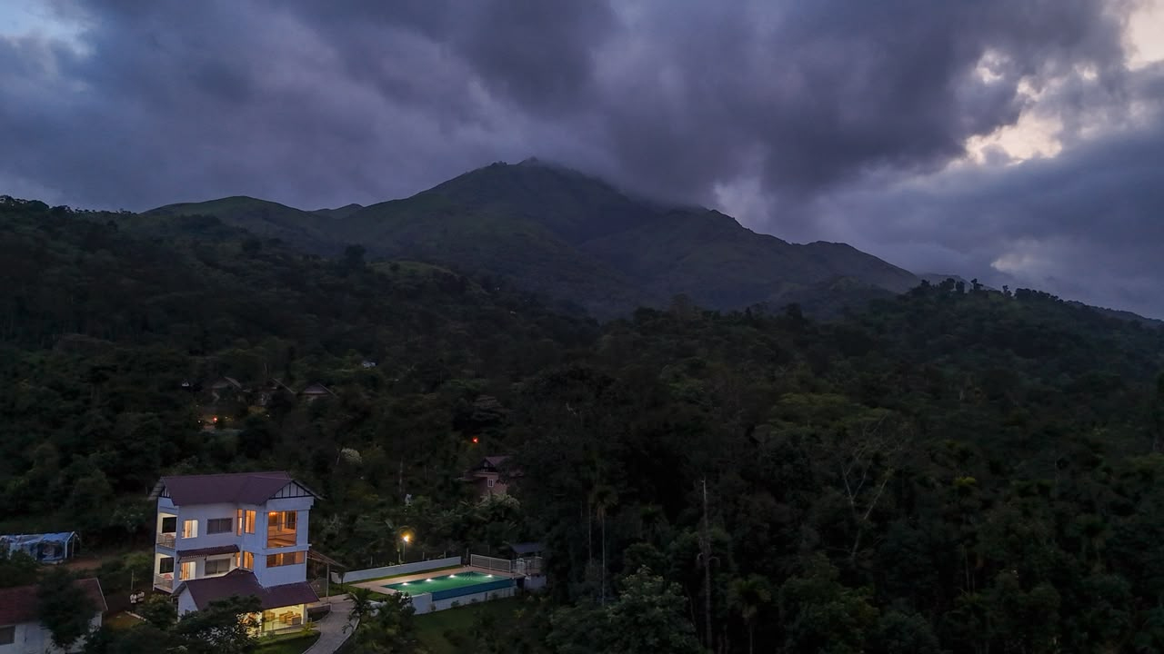 Banasura Mountain Peak twilight view